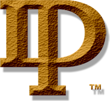 Doug Peters' joined DP TM logo.